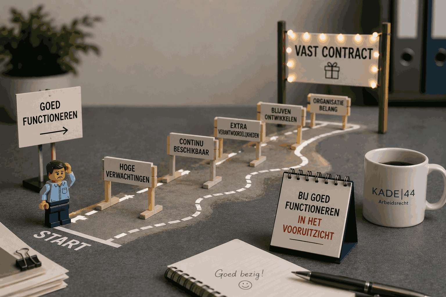 Bij goed functioneren een vast contract? Pas op met deze standaardbepaling